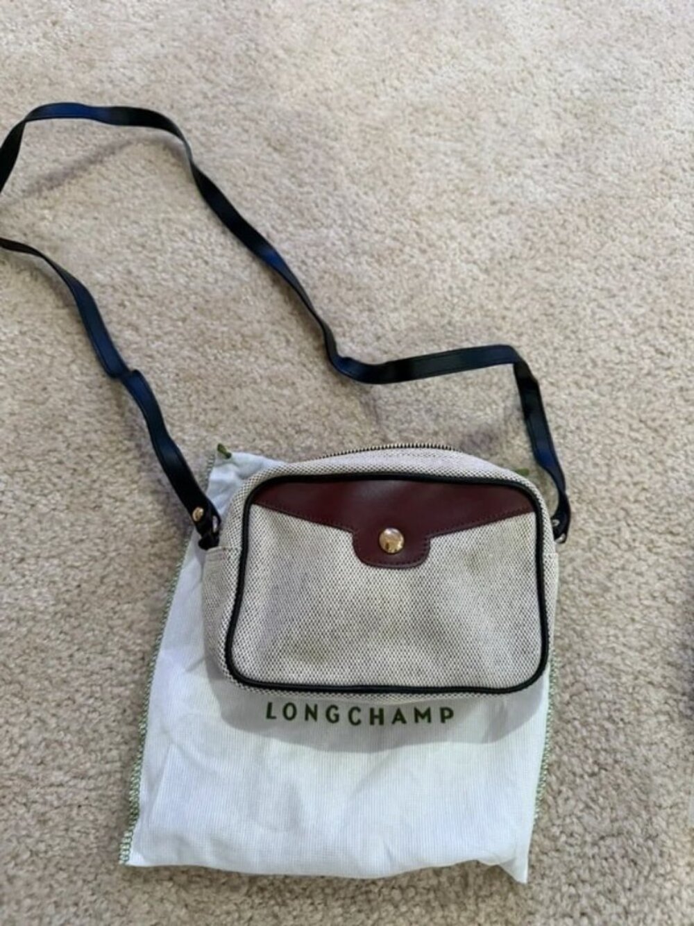Mini Crossbody Shoulder Bag Cream